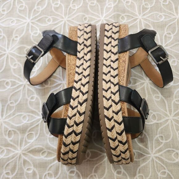 Aetrex Women's Paula Espadrilles Platform Sandals Orthopedic Wedges - Picture 7 of 16